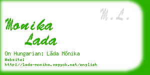 monika lada business card